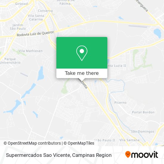 Supermercados Sao Vicente map