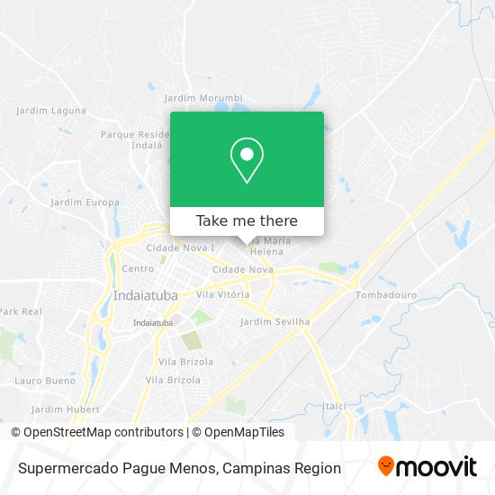 Supermercado Pague Menos map