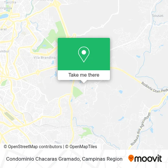 Condominio Chacaras Gramado map