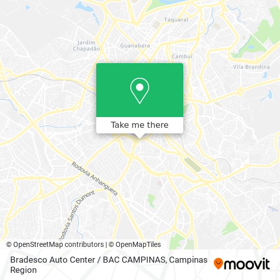 Bradesco Auto Center / BAC CAMPINAS map