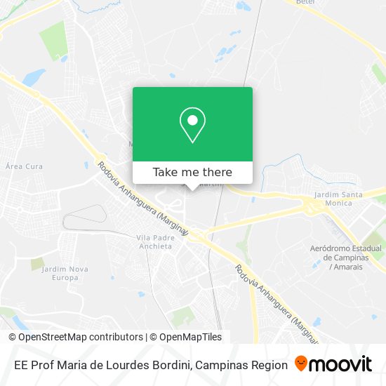 EE Prof Maria de Lourdes Bordini map