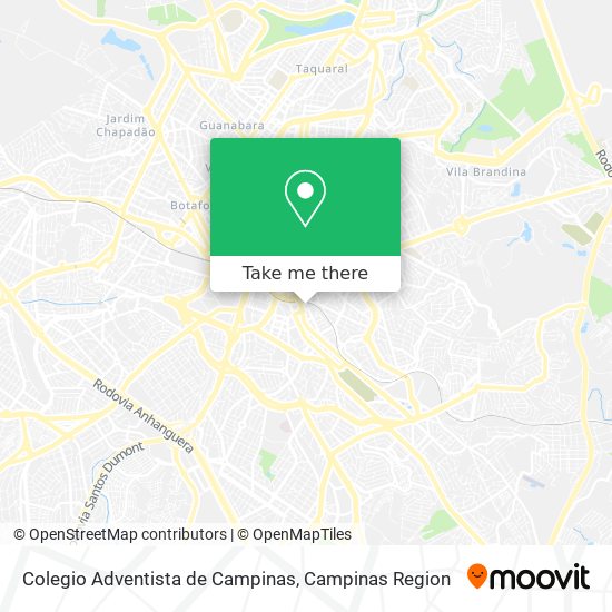 Colegio Adventista de Campinas map