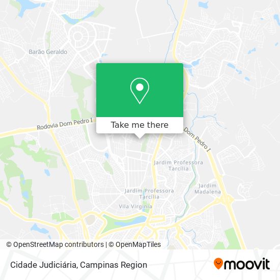 Cidade Judiciária map