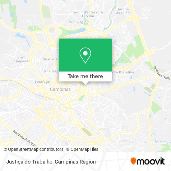 Justiça do Trabalho map