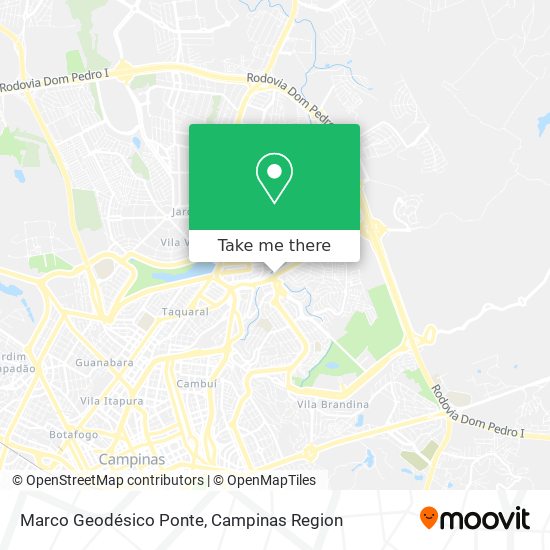 Marco Geodésico Ponte map