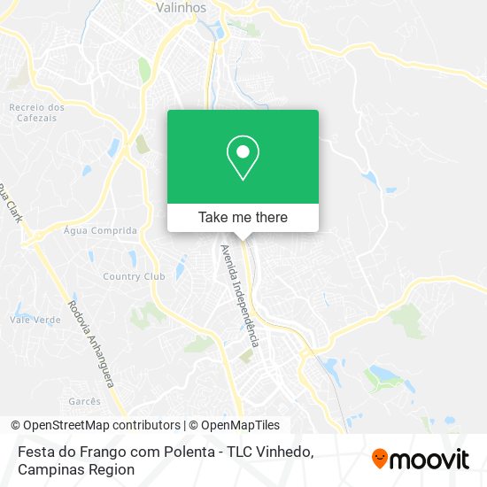 Festa do Frango com Polenta - TLC Vinhedo map