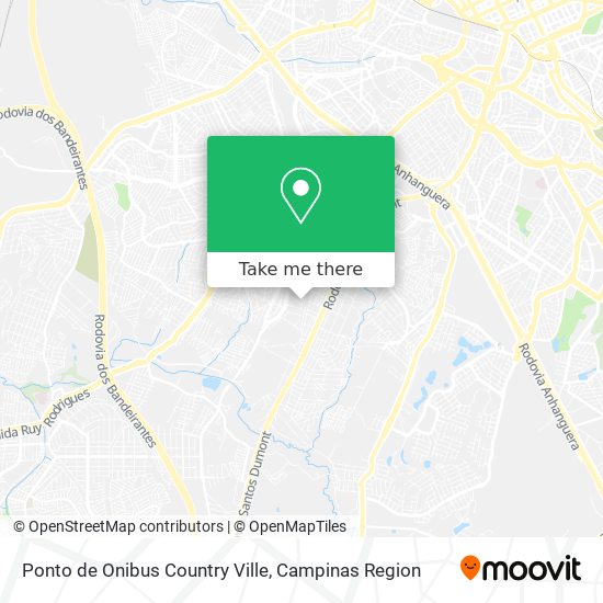 Ponto de Onibus Country Ville map