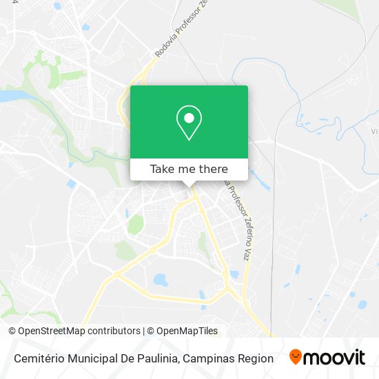 Cemitério Municipal De Paulinia map
