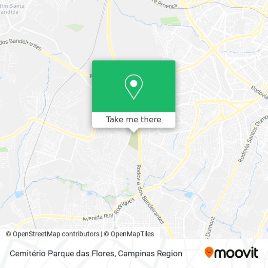 Cemitério Parque das Flores map