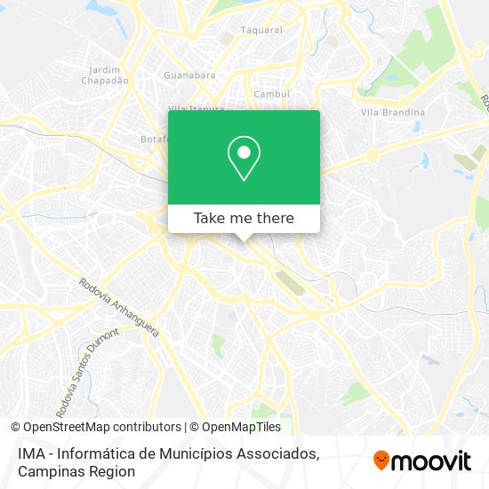 IMA - Informática de Municípios Associados map