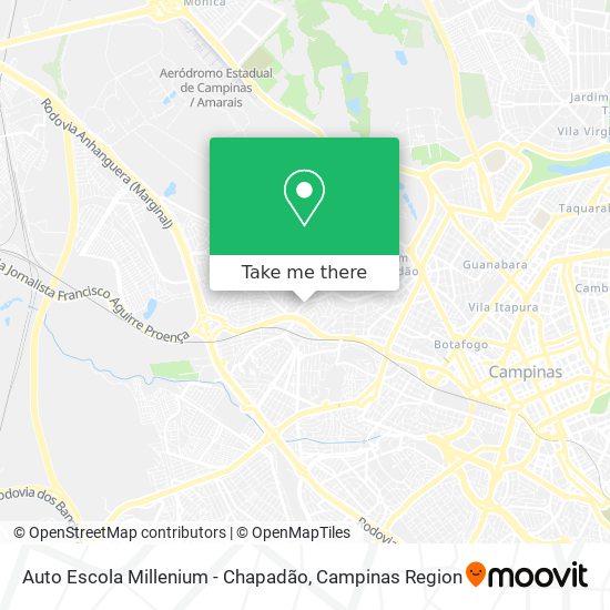 Auto Escola Millenium - Chapadão map