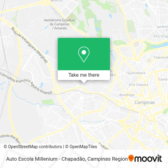 Auto Escola Millenium - Chapadão map