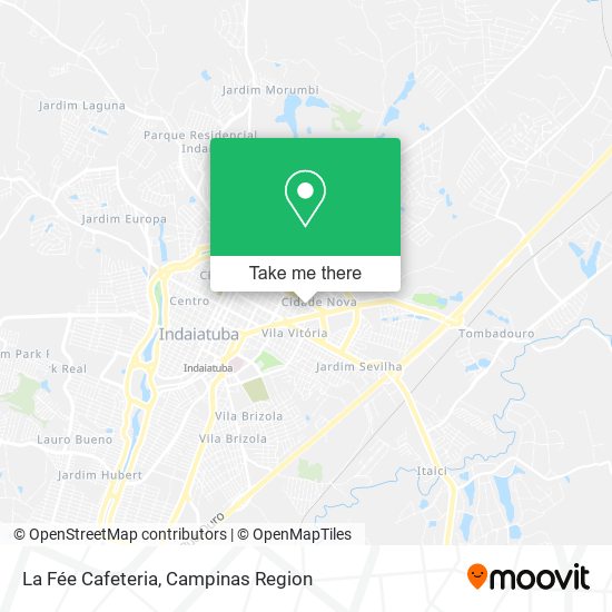 La Fée Cafeteria map