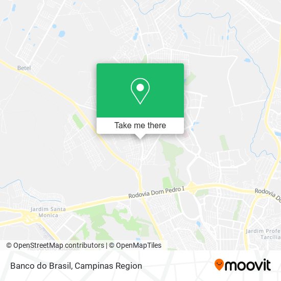 Banco do Brasil map