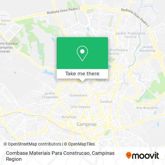 Mapa Combase Materiais Para Construcao