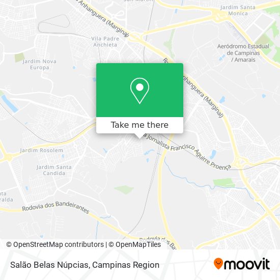 Salão Belas Núpcias map