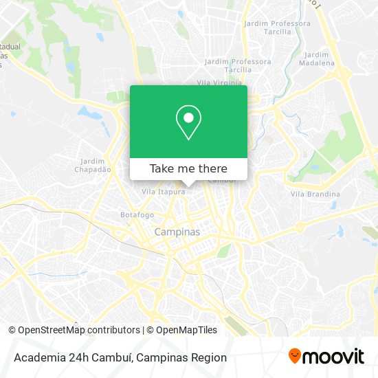 Academia 24h Cambuí map