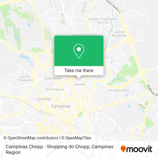 Campinas Chopp - Shopping do Chopp map