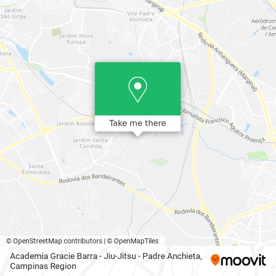 Academia Gracie Barra - Jiu-Jitsu - Padre Anchieta map