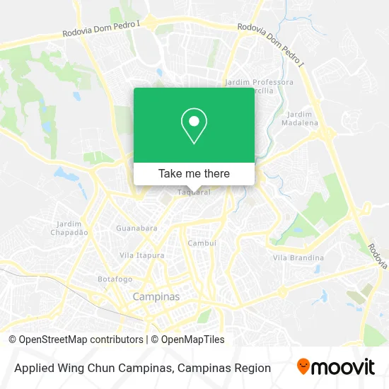 Applied Wing Chun Campinas map