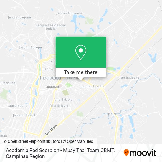 Academia Red Scorpion - Muay Thai Team CBMT map