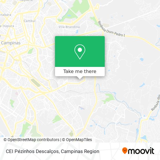 CEI Pézinhos Descalços map