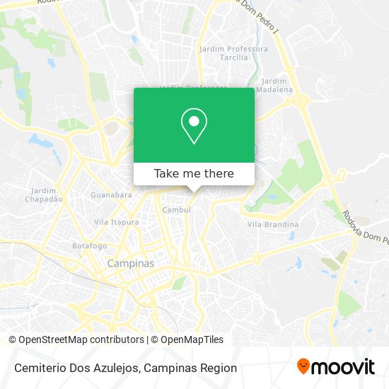 Cemiterio Dos Azulejos map