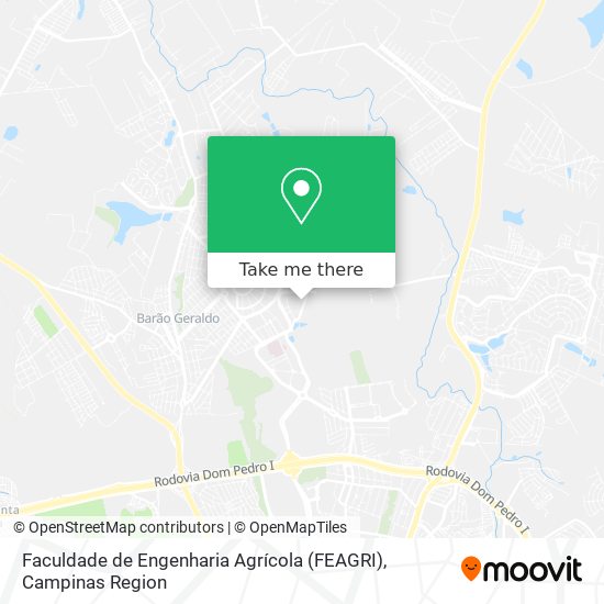 Faculdade de Engenharia Agrícola (FEAGRI) map