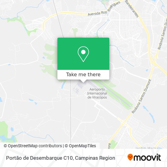 Portão de Desembarque C10 map