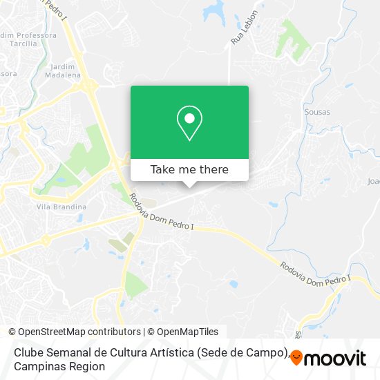 Clube Semanal de Cultura Artística (Sede de Campo) map