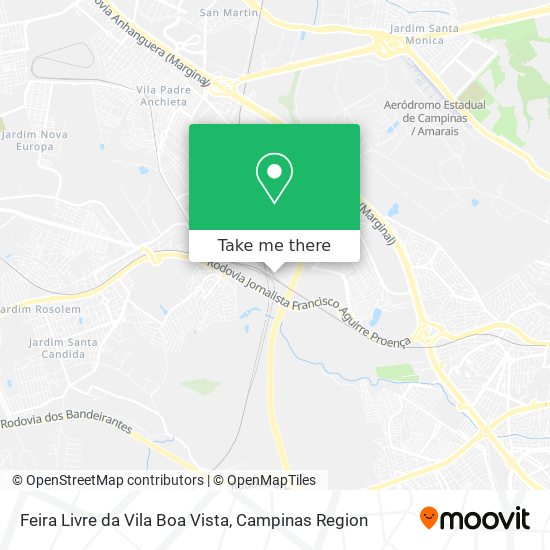 Feira Livre da Vila Boa Vista map