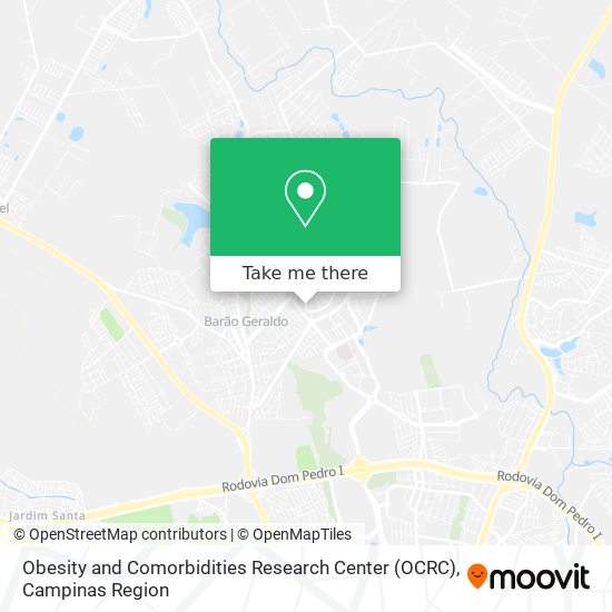 Obesity and Comorbidities Research Center (OCRC) map