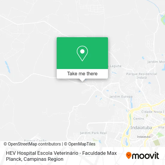 HEV Hospital Escola Veterinário - Faculdade Max Planck map