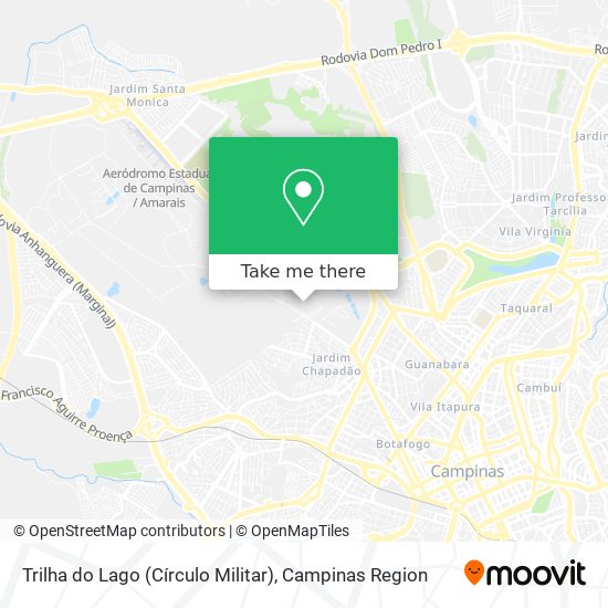 Trilha do Lago (Círculo Militar) map