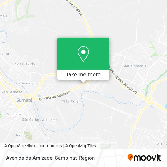 Avenida da Amizade map