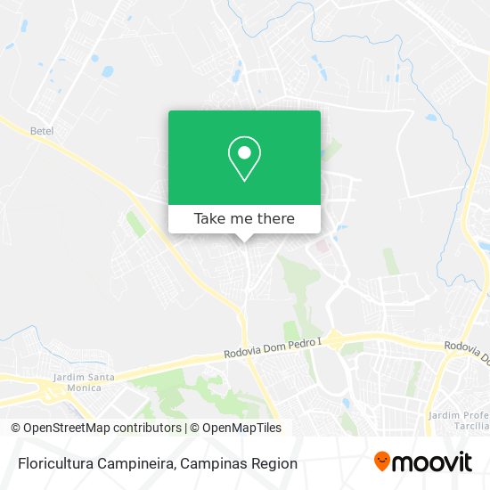Floricultura Campineira map