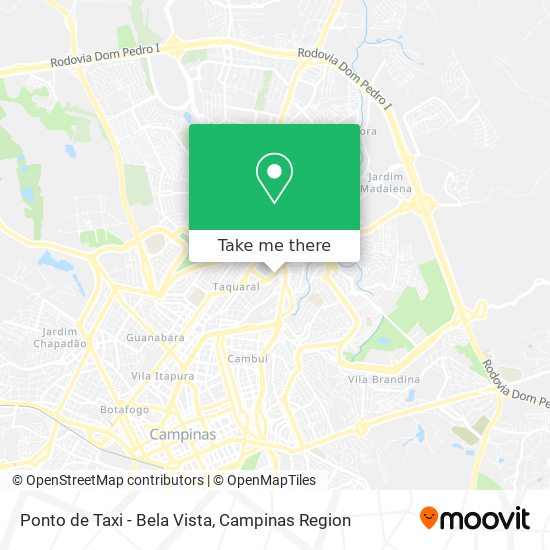 Ponto de Taxi - Bela Vista map