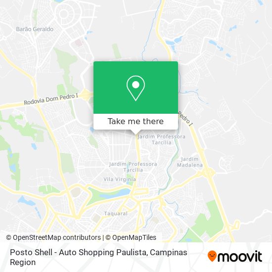 Posto Shell - Auto Shopping Paulista map