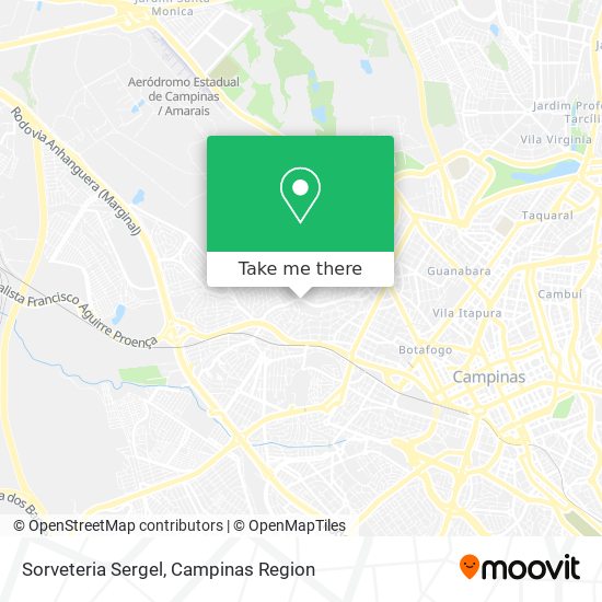 Mapa Sorveteria Sergel