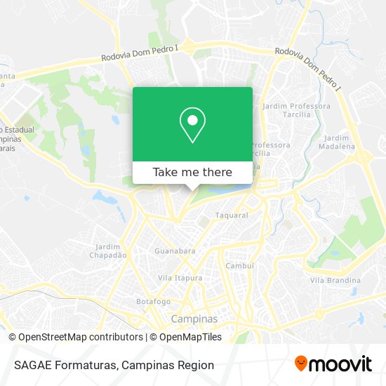 SAGAE Formaturas map