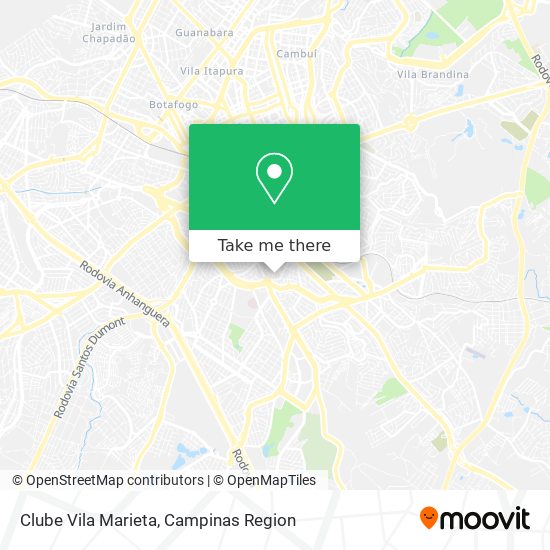 Mapa Clube Vila Marieta