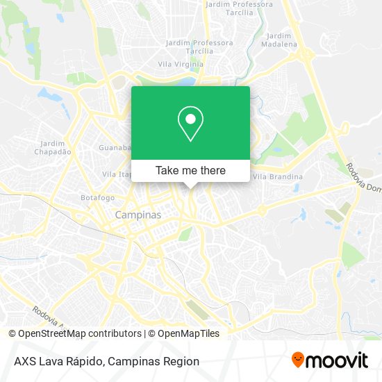 AXS Lava Rápido map