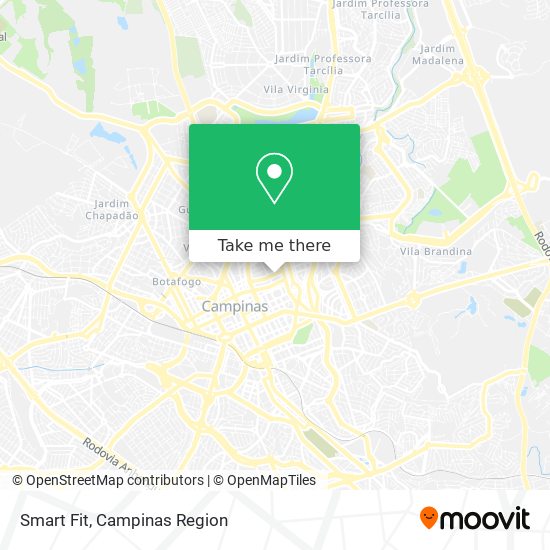 Mapa Smart Fit