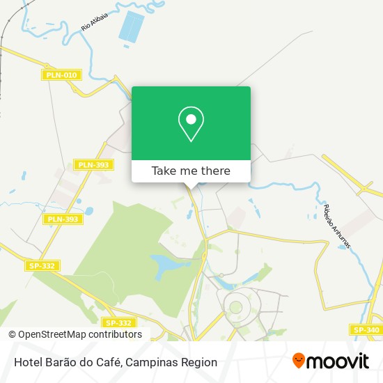Hotel Barão do Café map