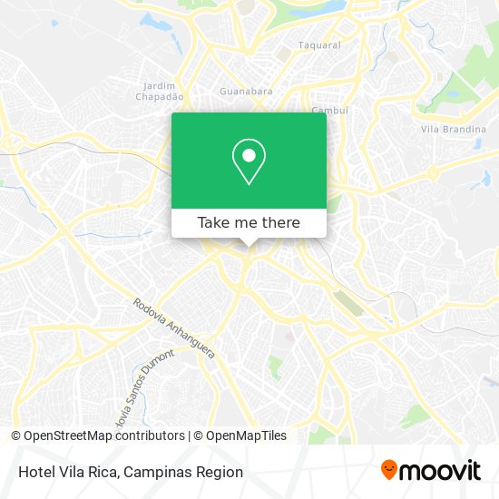 Hotel Vila Rica map