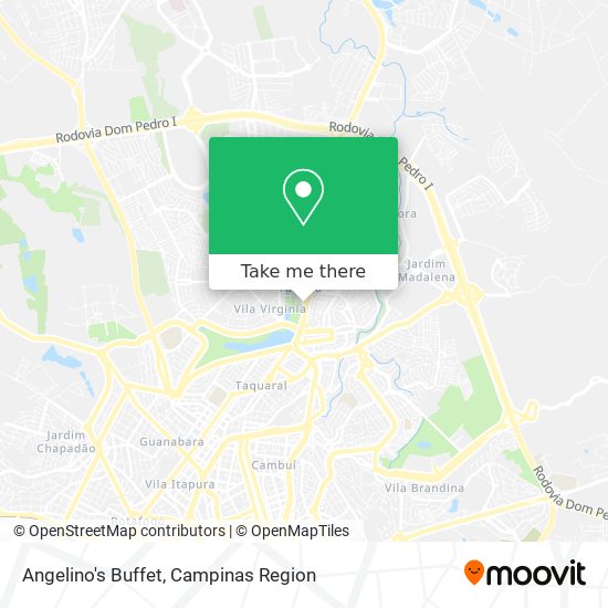 Angelino's Buffet map