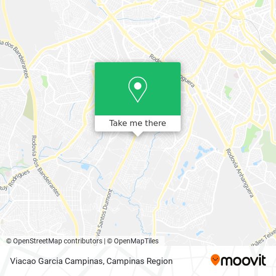 Viacao Garcia Campinas map