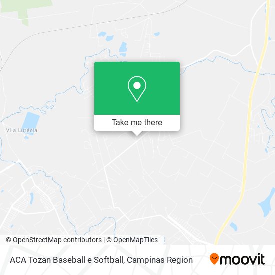 ACA Tozan Baseball e Softball map