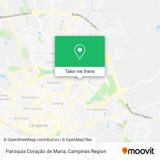 Mapa Paróquia Coração de Maria