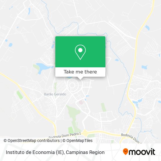 Instituto de Economia (IE) map